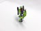 Small Green Transformable Robot Toy On White Isolation Background 11