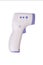 Small handheld digital infrared thermometer on white background