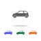 Small hatchback car icon. Types of cars Elements in multi colored icons for mobile concept and web apps. Icons for website design
