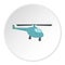 Small helicopter icon circle