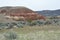 A small hill In Painted Hills Nat`Monument, Central Oregon