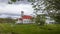 Small historic church in rural Iceland