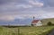 Small historic church in rural Iceland.