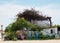 Small House Surrounded By Vegetation On Ilha De Culatra Portugal