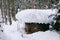 Small hunter house in Siberia