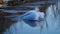 a small iceberg floating on top of a body of water