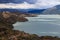 Small Icebergs floating in Lago Grey in Torres del Paine National Park