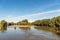 Small idyllic island in a Dutch nature reserve