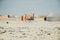 Small improvised house in the Sahara, in Mauritania