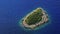 Small island, aerial shot