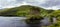 Small island on Loch Eilt - Place where was Dumbledore`s grave in The Harry Potter Movie, located near Glenfinnan Viaduct