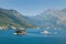 Small islands in Bay of Kotor, Adriatic Sea