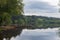 Small Jetty at Tranquil Daylesford Lake after spring rain