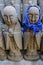 Small Jizo Statues at Hase-dera Temple in kama Kura