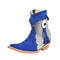 Small Kid suede Pointy cowboy boot