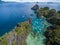 Small Lagoon Pier in El Nido, Palawan, Philippines. Tour A route and Place.