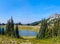 Small lake in an alpine environment