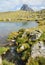 Small lake in the Bearn Pyrenees