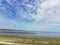 Small lake in the landscape of Texel island, Holland