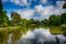 small lake in Lednice castle garden