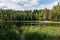 Small lake in Linnansaari National Park in Finland