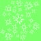 small and large snowflake background