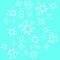 small and large snowflake background