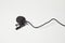 Small lavalier microphone  on white background