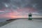 Small lighthouse at Oeiras Marina