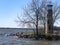 Small lighthouse in Oshkosh, Wisconsin