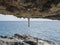 Small limestone stalactite with sea