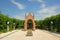 Small `Lobos` brick chapel for saint mary in Lochristi