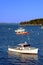 Small Lobster Fishing Boat in Maine Coast Bay