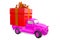 Small lorry with gift