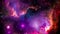 The Small Magellanic Cloud Galaxy exploration on deep space. 4K Flight Into The Small Magellanic Cloud Galaxy