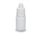 Small medical plastic bottle isolated white