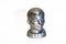 A small metal antique bust of the Soviet cosmonaut Yuri Gagarin