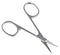 Small metal manicure scissors