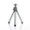 Small mini tripod isolated on white background. Photography and video concept