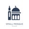 Small Mosque icon. Trendy flat vector Small Mosque icon on white