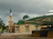 Small mosque at Pasar Pelbagan - food market in the capital of Brunei, Bandar Seri Begawan