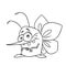 Small mosquito insect parody character illustration cartoon coloring