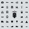 small motorcycle front view icon. transport icons universal set for web and mobile