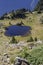 Small mountain lake in Chamrousse range