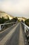 Small narrow one way bridge over the Rangitikei River, North Island, New Zealand