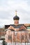 Small one domed church of Alexander Nevsky, Donskoy Monastery, Moscow, 2021