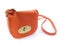 Small orange handbag