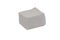 Small pack of paper white napkins on a white background