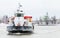Small passenger ferry enters Helsinki port