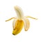 Small peeled banana